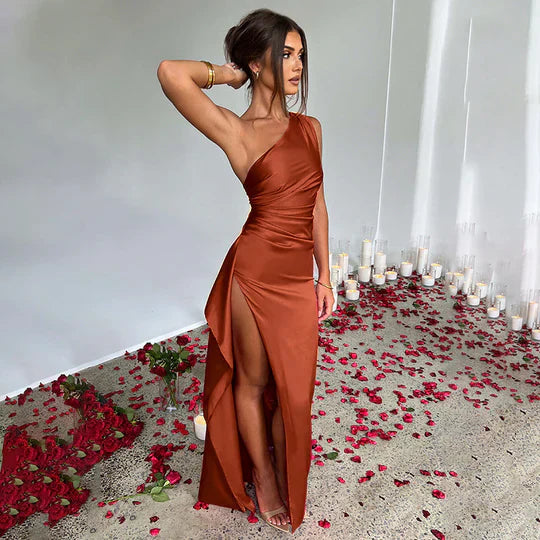 Amy Victoria | Satin Maxi Dress