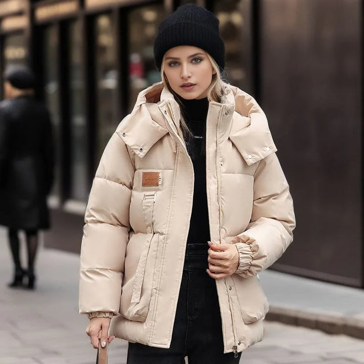 Amy Victoria | Hooded winter jacket, warm coat