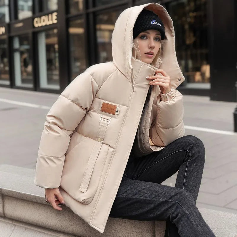 Amy Victoria | Hooded winter jacket, warm coat