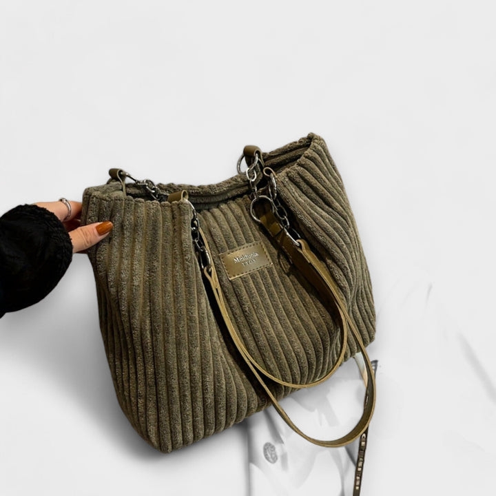 Amy Victoria | Soft Cord Shoulder Bag