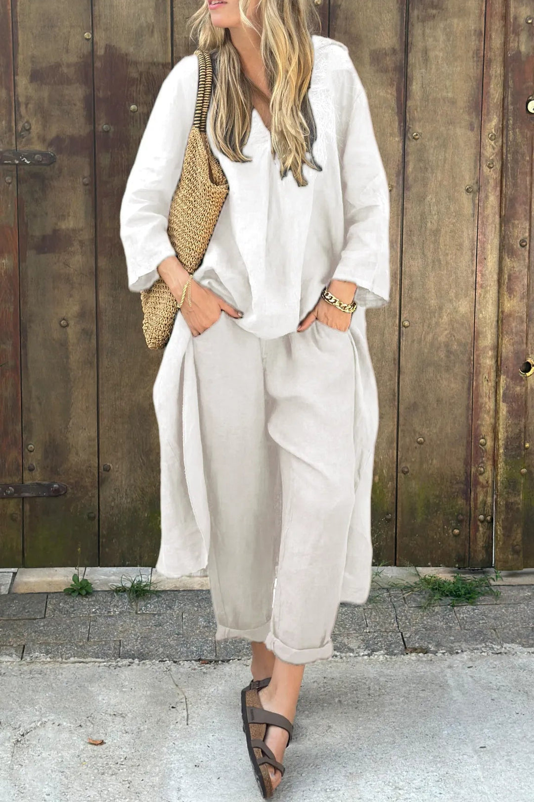 Amy Victoria | Women’s Relaxed Long Tunic and Pant Set