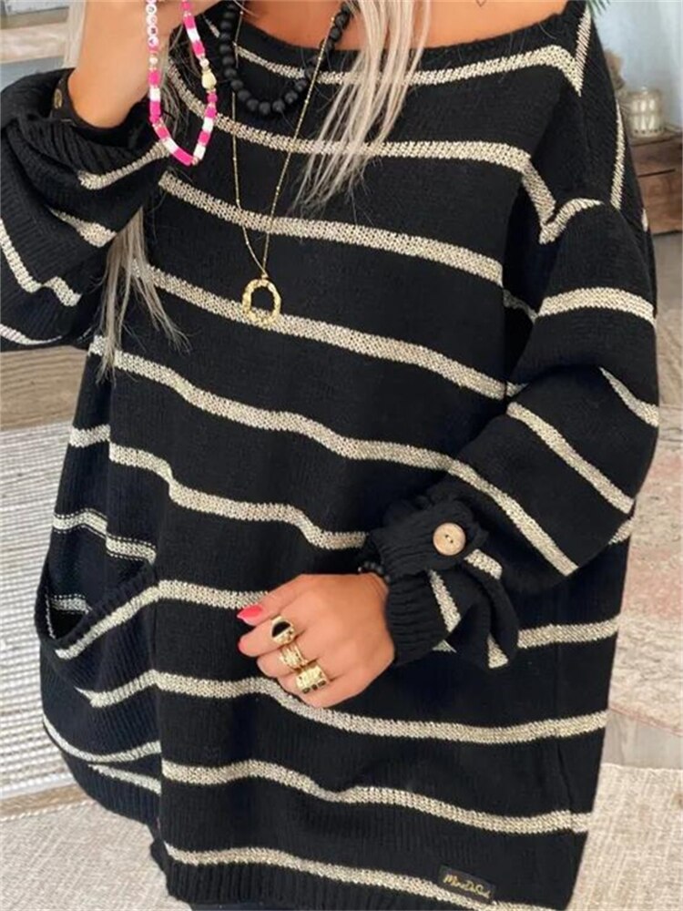 Amy Victoria | Striped Sweater