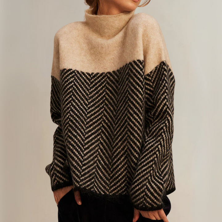 Amy Victoria | Cotton Turtleneck Sweater