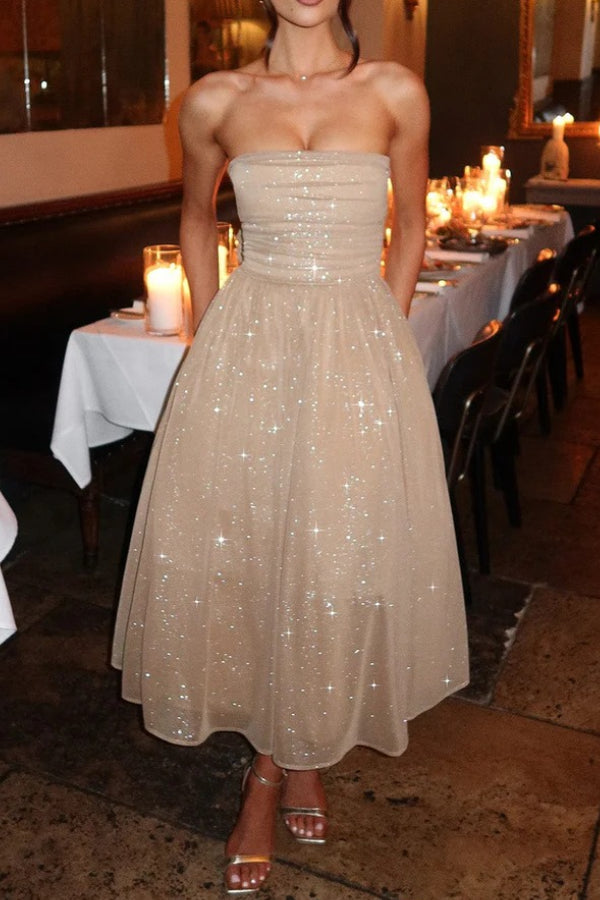 Amy Victoria | Off Shoulder Backless Maxi Dress with Bow