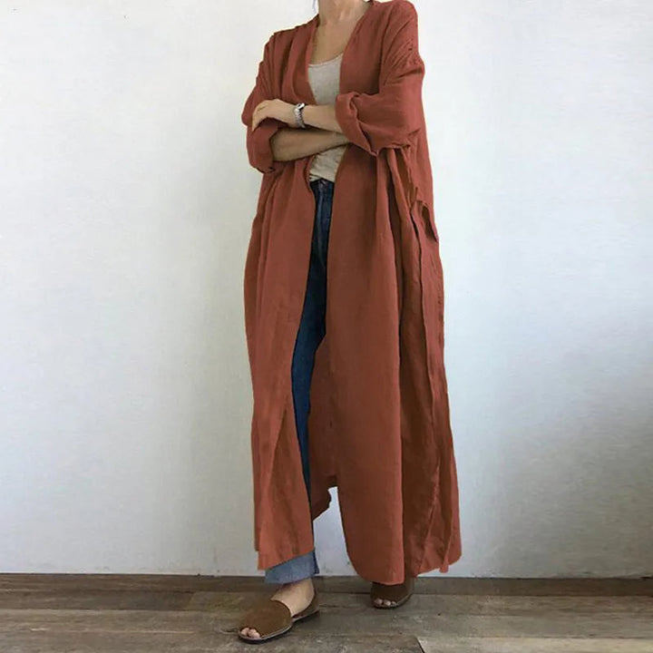 Amy Victoria | Long Casual Trench Coat for Women