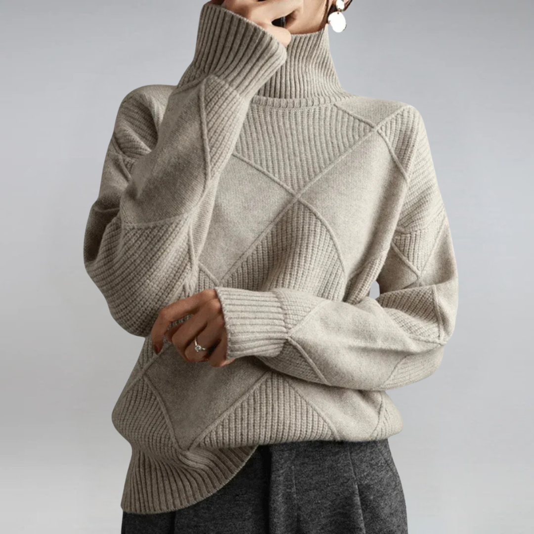 Amy Victoria | Luxe Turtleneck Sweater