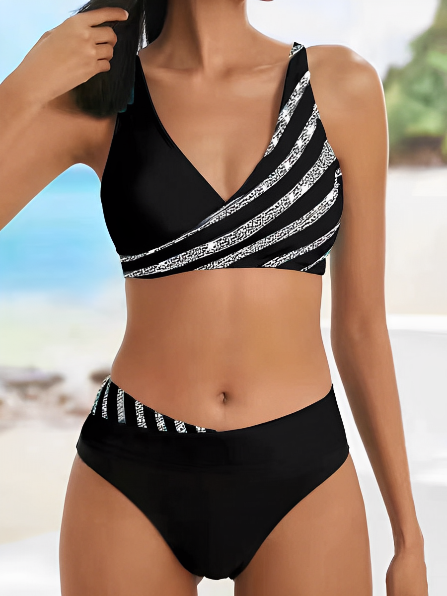 Amy Victoria | Striped Summer Bikini
