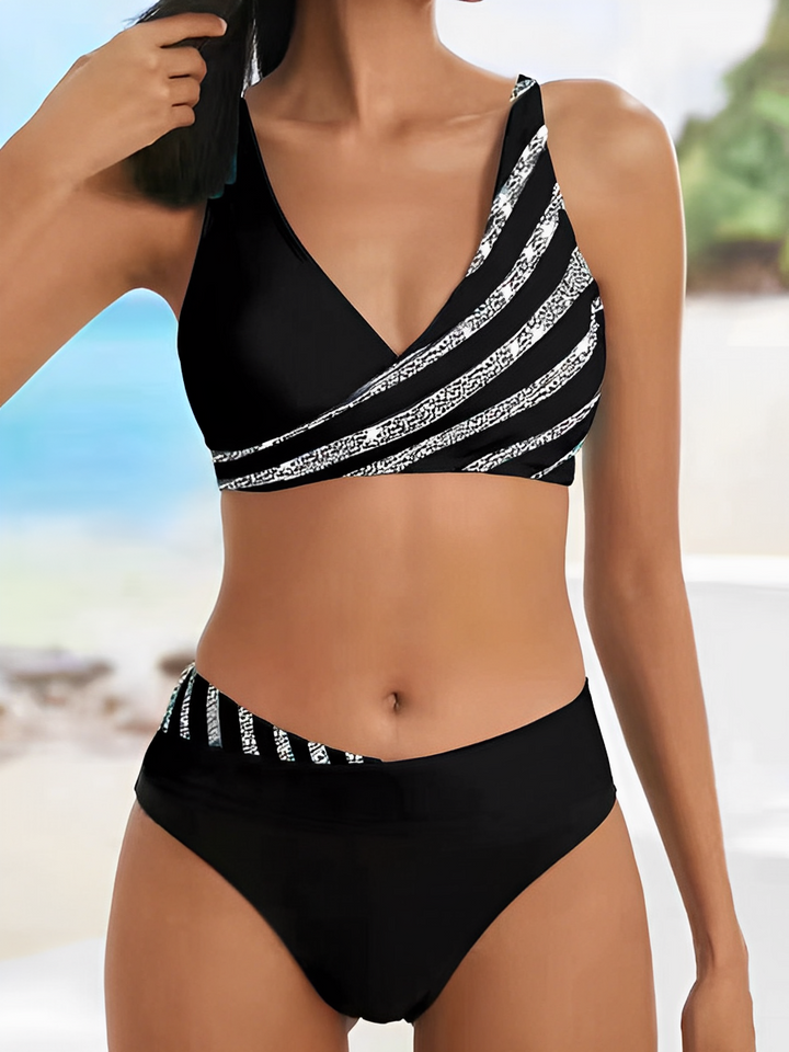 Amy Victoria | Striped Summer Bikini