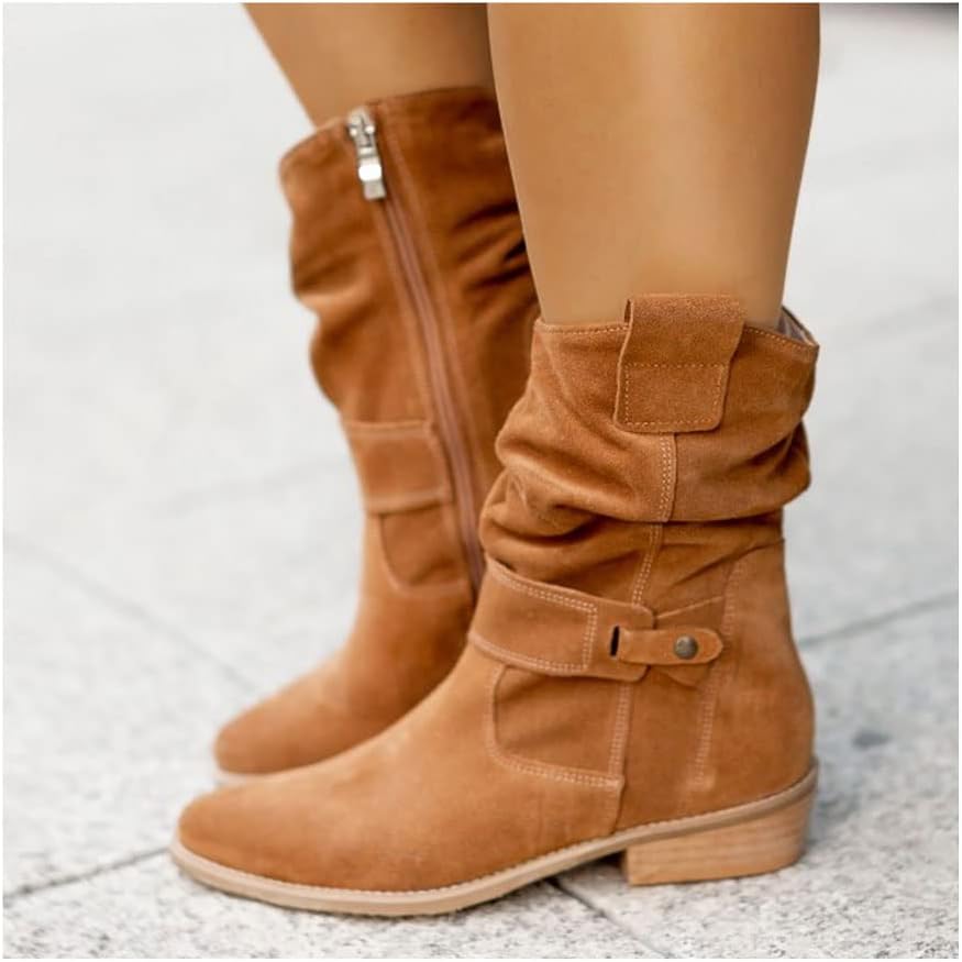 Amy Victoria | Suede Knee Boots