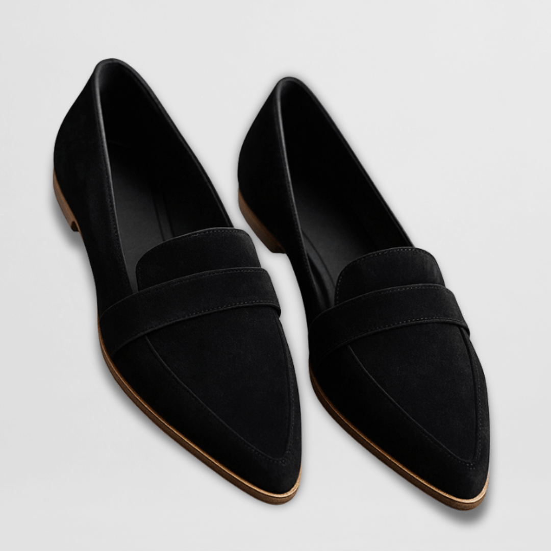 Amy Victoria | Soft Suede Loafers