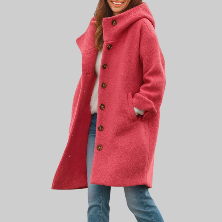 Amy Victoria | Cozy mid-length coat