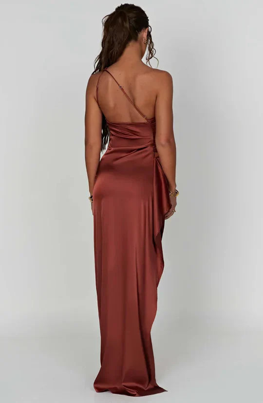 Amy Victoria | Satin Maxi Dress