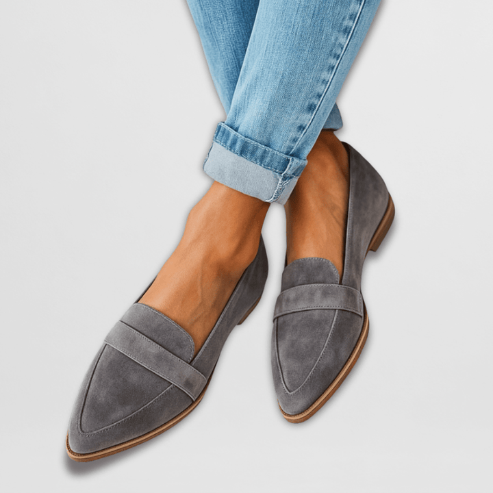 Amy Victoria | Soft Suede Loafers