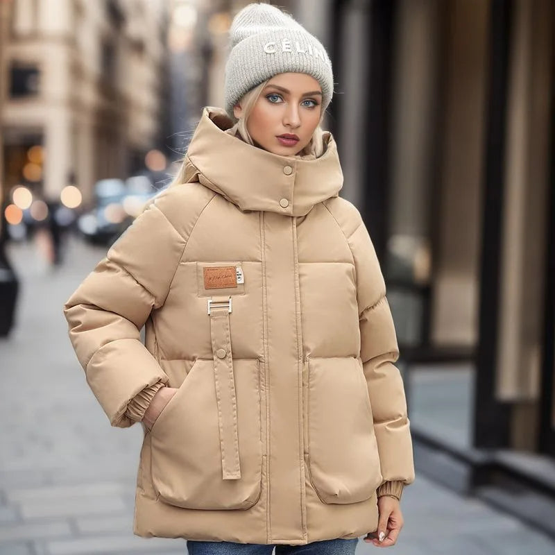 Amy Victoria | Hooded winter jacket, warm coat