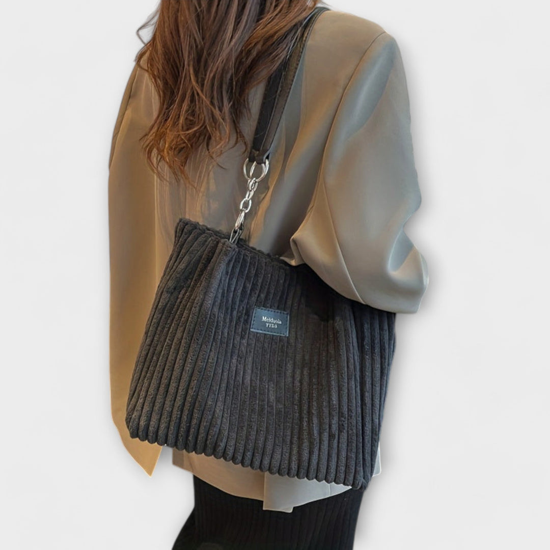 Amy Victoria | Soft Cord Shoulder Bag