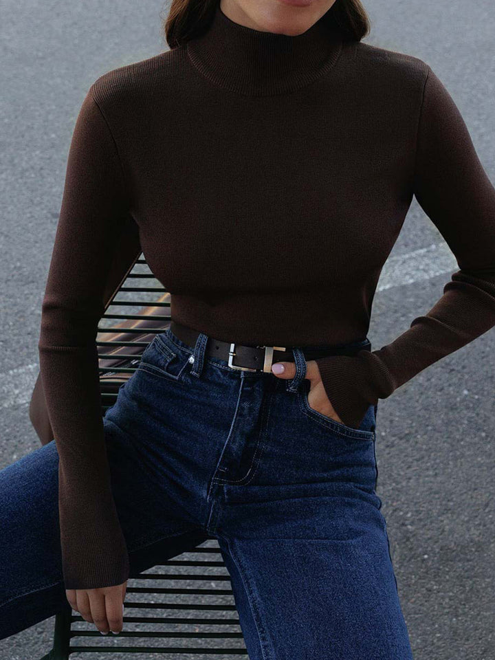 Amy Victoria | Mock Neck Top