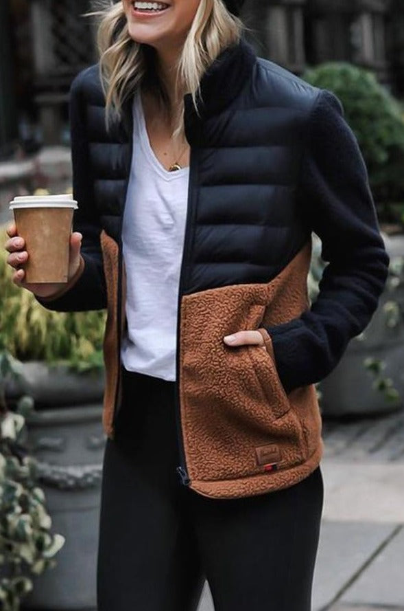 Amy Victoria | Coat with Stand-Up Collar