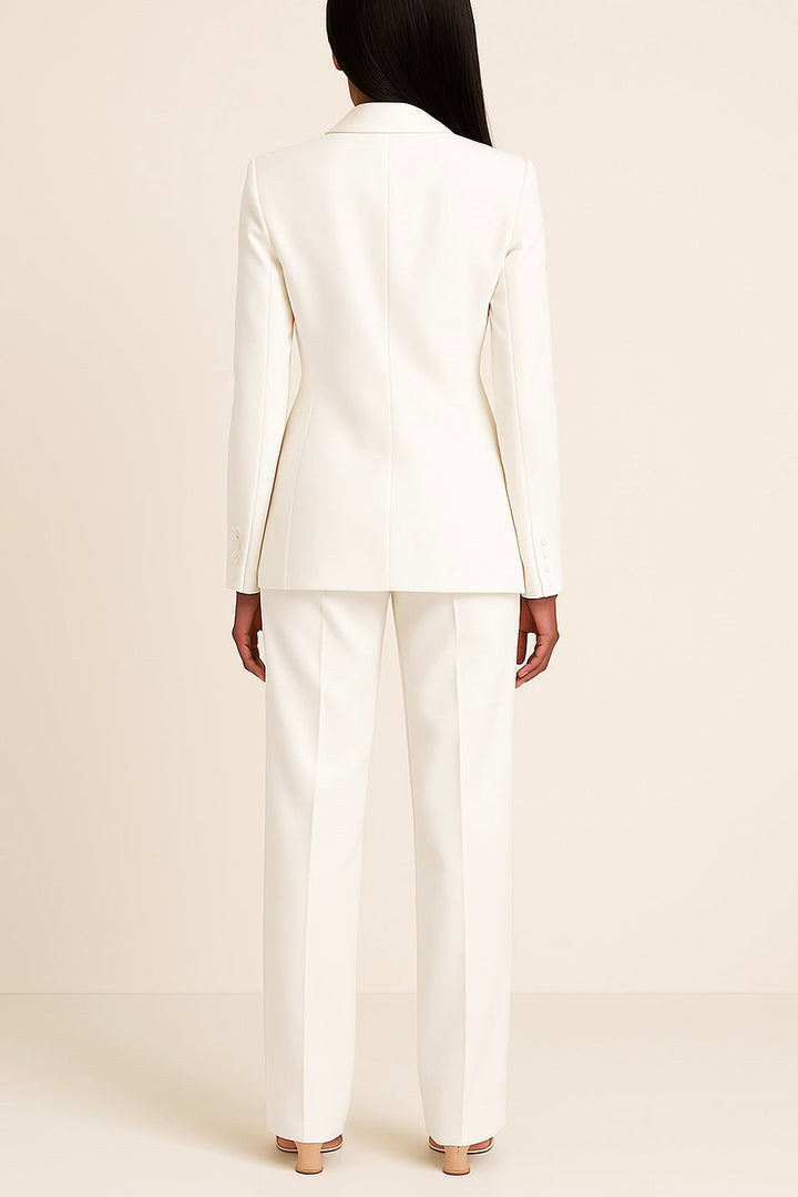 Amy Victoria | Formal Suit Set with Tailored Long Blazer