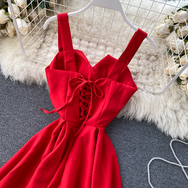 Amy Victoria | Yellow Sleeveless Cocktail Dress