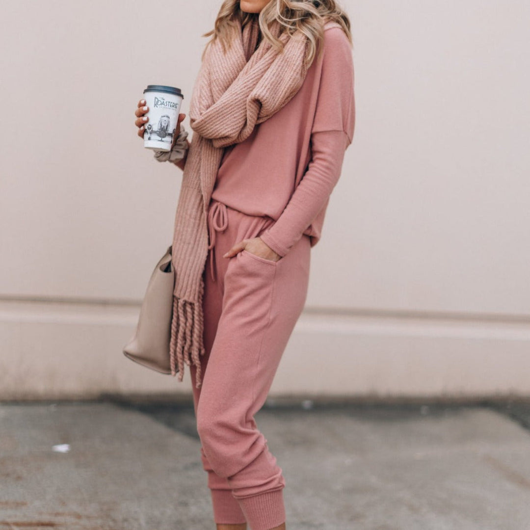 Amy Victoria | Women's Two Piece Casual Loungewear Set