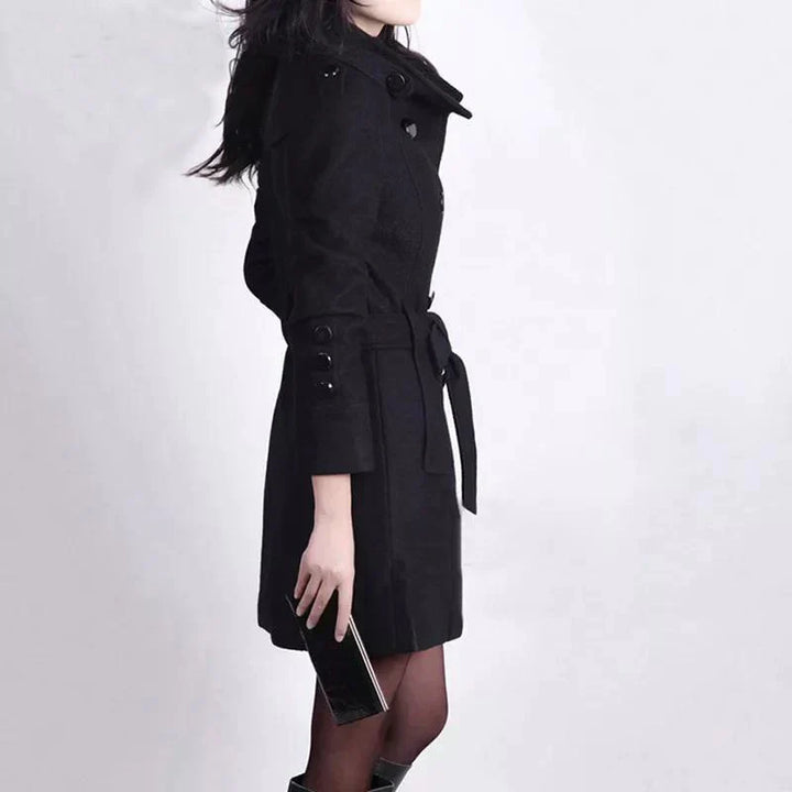 Amy Victoria | Women's coat with adjustable belt