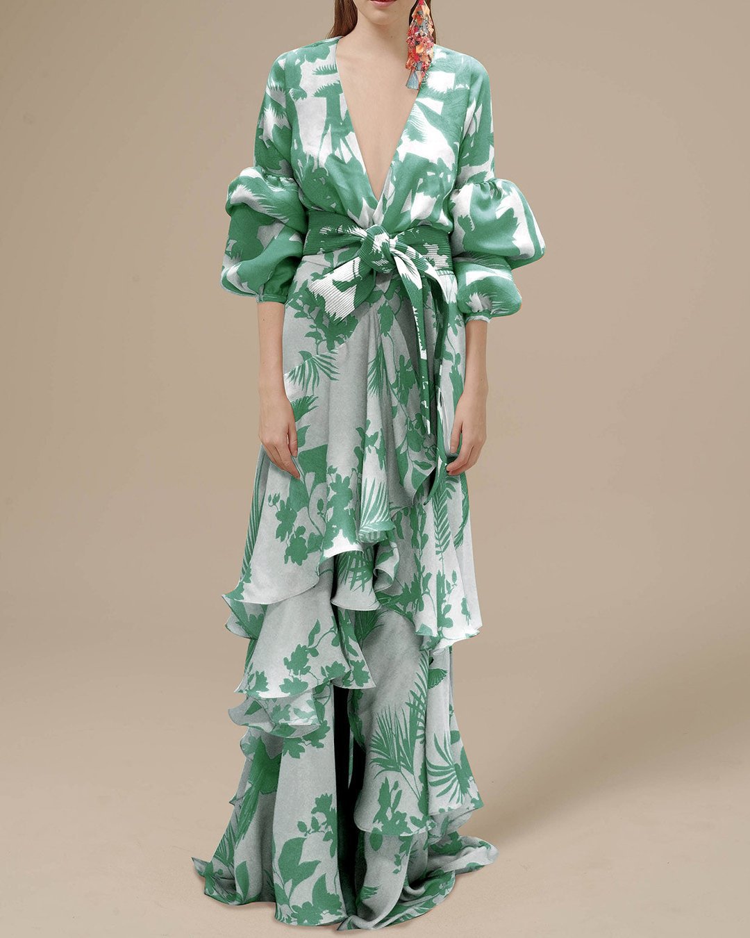 Amy Victoria | Printed Chiffon Dress