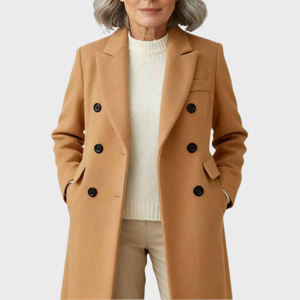 Amy Victoria | Women Classic Wool Overcoat