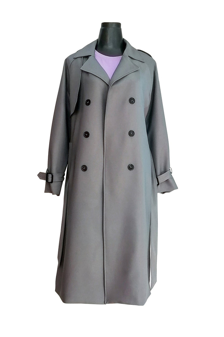 Amy Victoria | Double-breasted trench coat