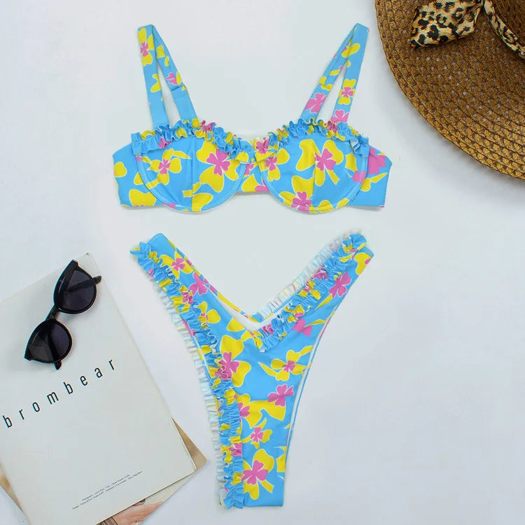 Amy Victoria | Bikini with Ruffle Details