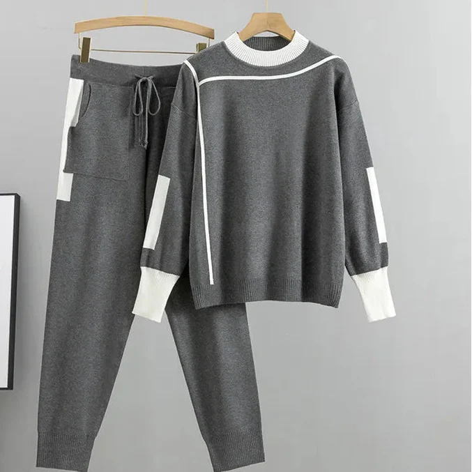 Amy Victoria | Women’s Casual Lounge Sweater and Pants Set
