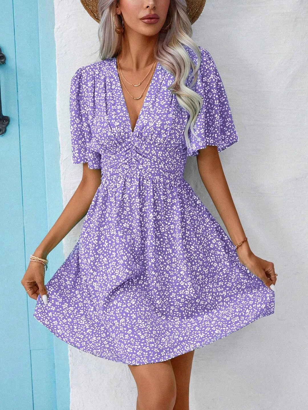Amy Victoria | Floral Mini Dress