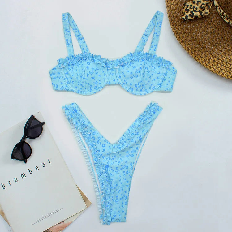 Amy Victoria | Bikini with Ruffle Details