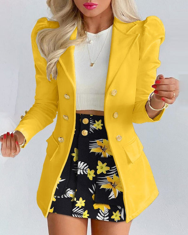 Amy Victoria | Women's Blazer and Skirt Set