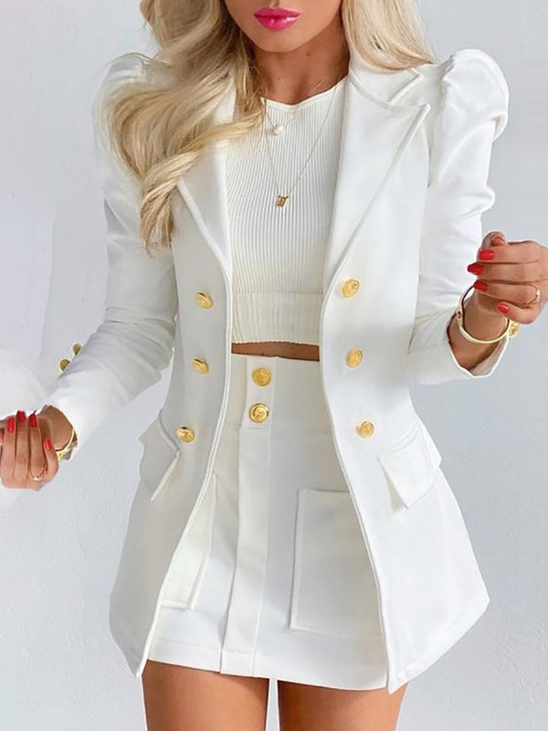 Amy Victoria | Women's Blazer and Skirt Set