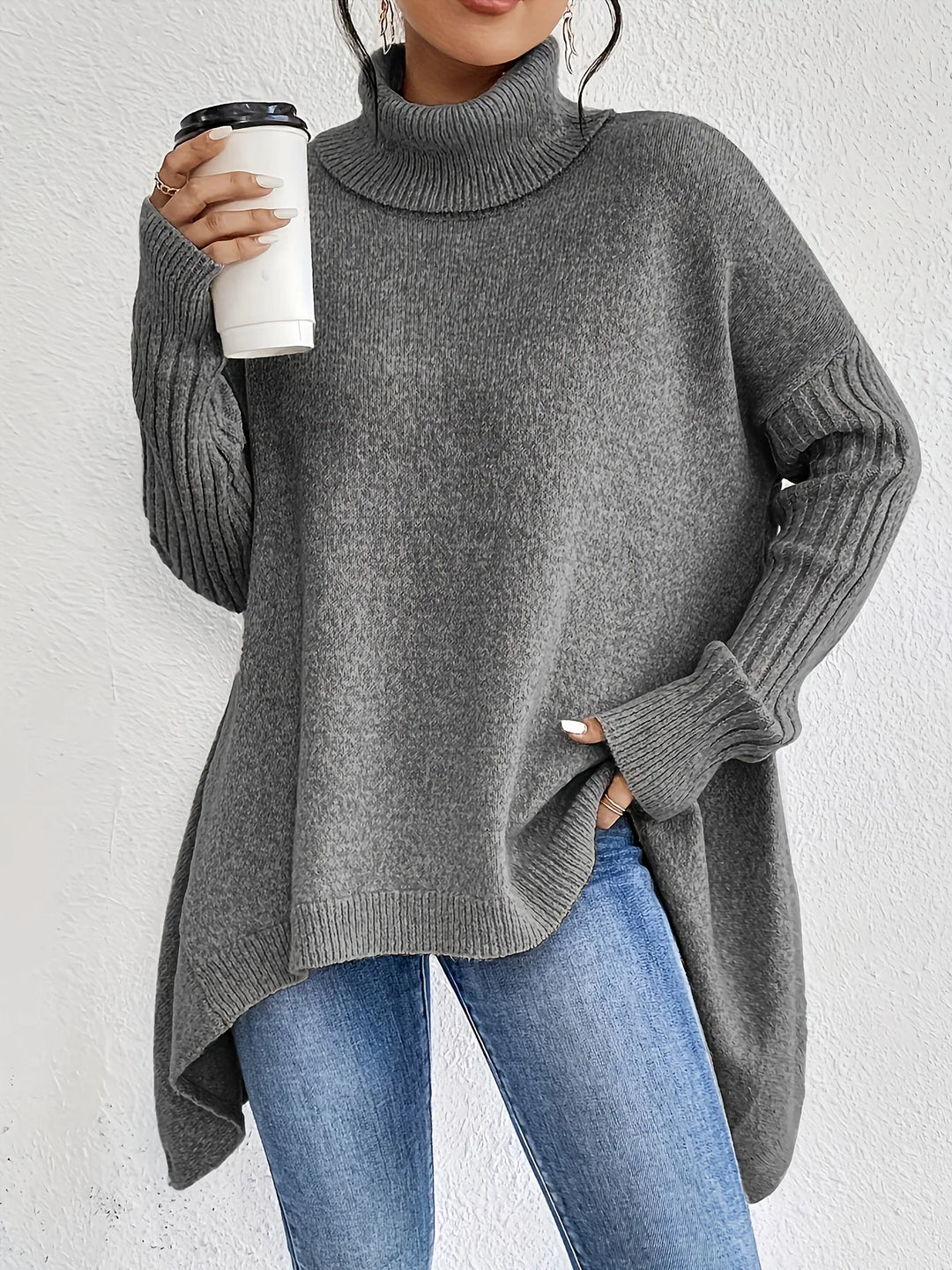 Amy Victoria | Women's Winter Cashmere Turtleneck