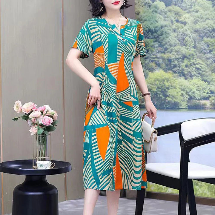 Amy Victoria | Print Dress