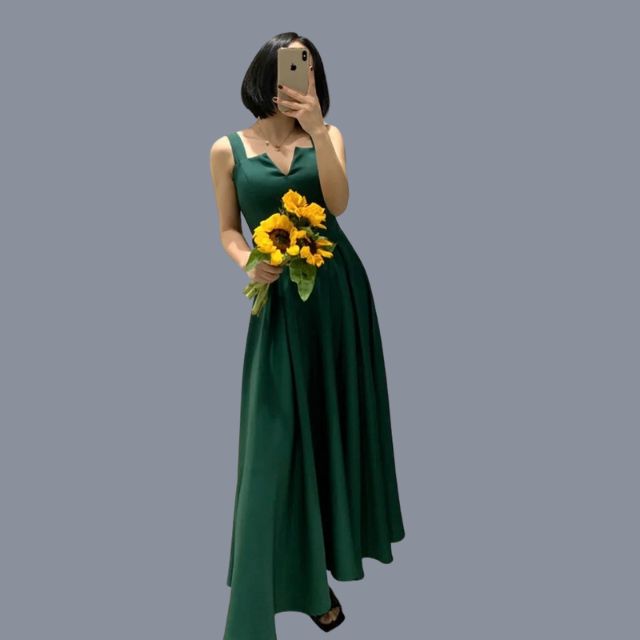 Amy Victoria | Yellow Sleeveless Cocktail Dress