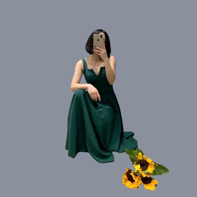 Amy Victoria | Yellow Sleeveless Cocktail Dress