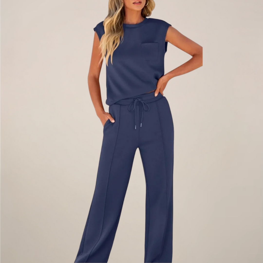Amy Victoria | Women's Relaxed Drawstring Pants Set