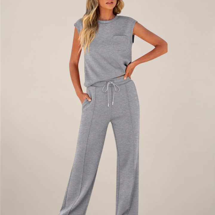 Amy Victoria | Women's Relaxed Drawstring Pants Set