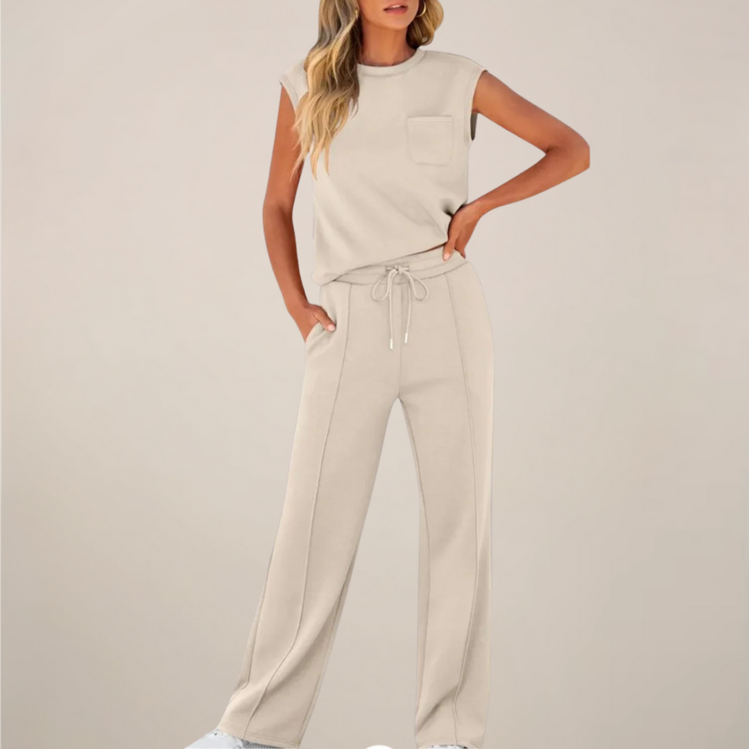 Amy Victoria | Women's Relaxed Drawstring Pants Set