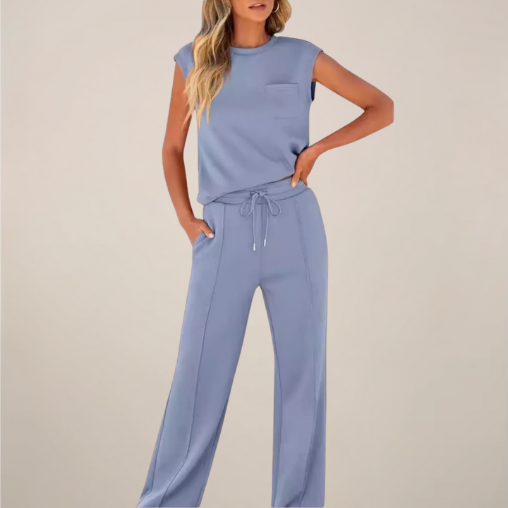 Amy Victoria | Women's Relaxed Drawstring Pants Set