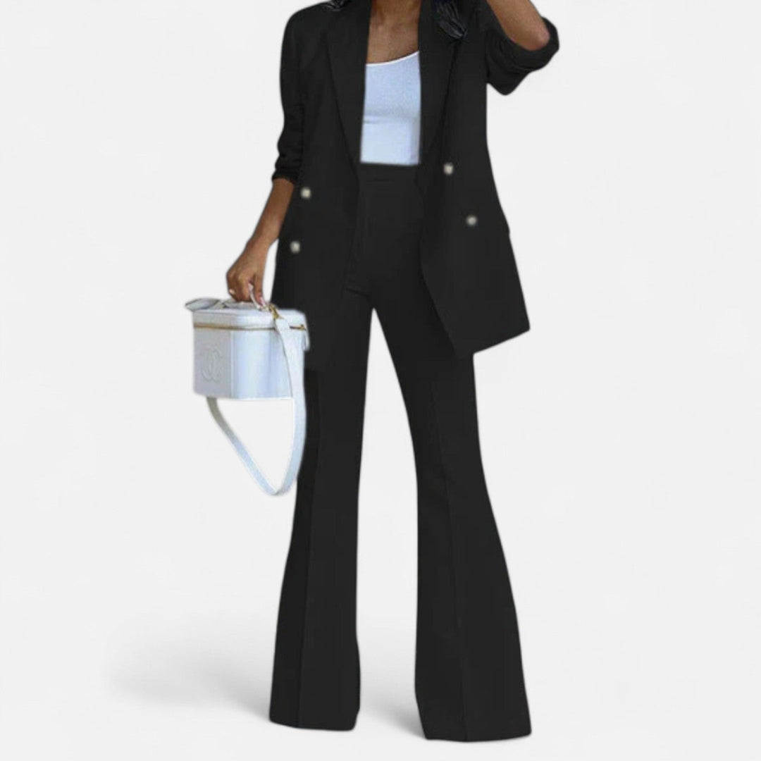 Amy Victoria | Women's Double Breasted Pantsuit Set
