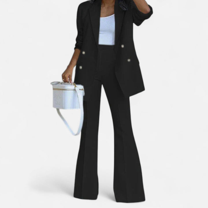 Amy Victoria | Women's Double Breasted Pantsuit Set