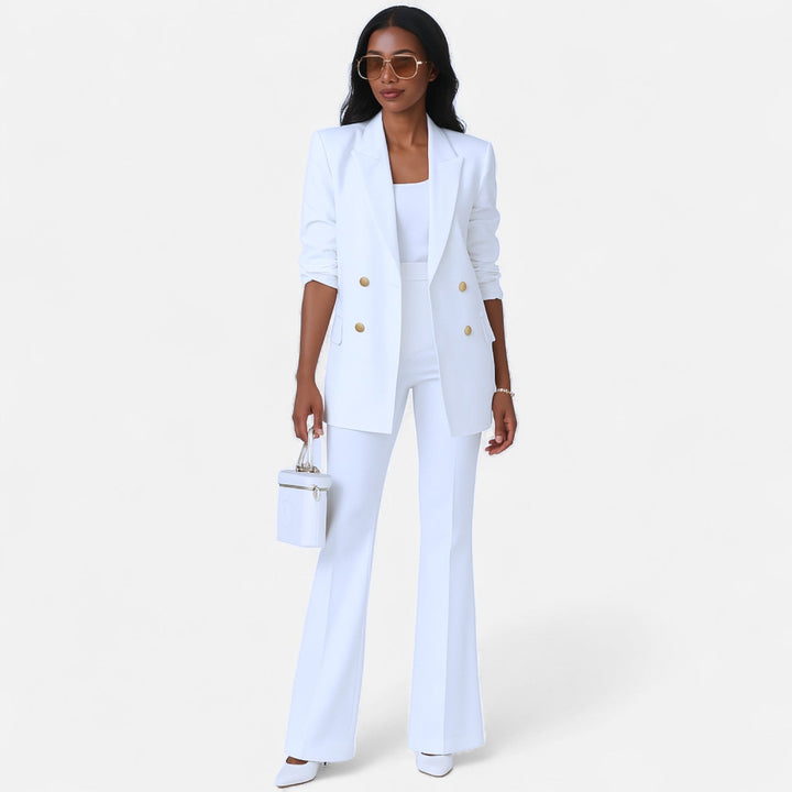 Amy Victoria | Women's Double Breasted Pantsuit Set