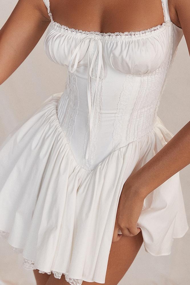 Amy Victoria | Lace Corset Mini Dress