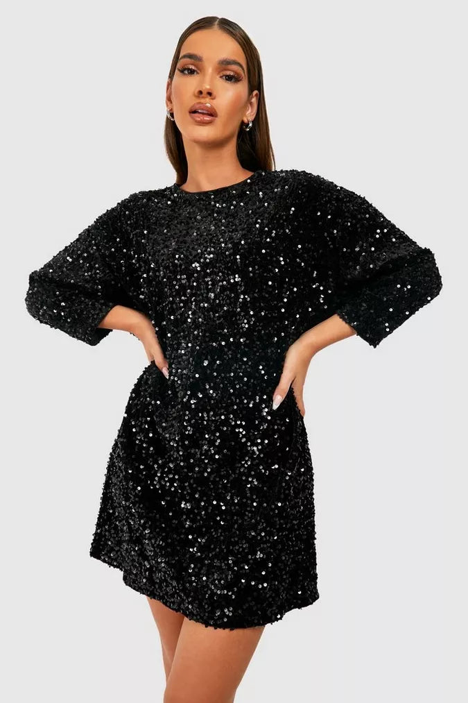 Amy Victoria | Sequin Party Dress