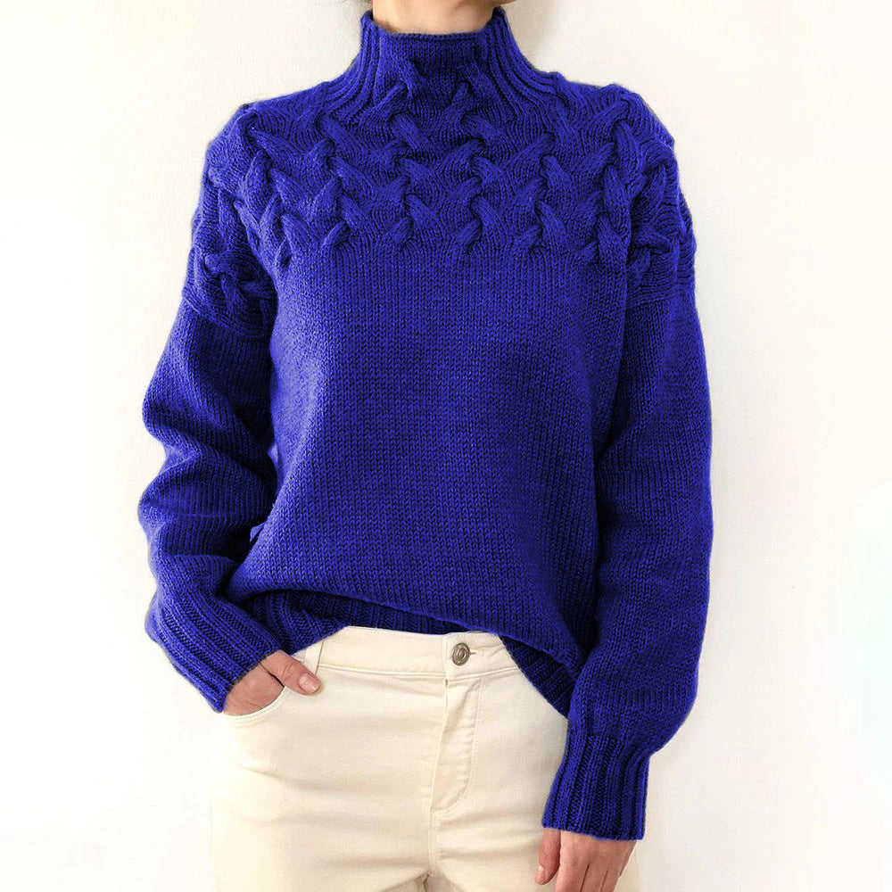 Amy Victoria | Knitted Turtleneck in Warm Color