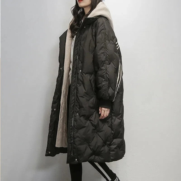 Amy Victoria | Mid-length jacket with duck down and hood