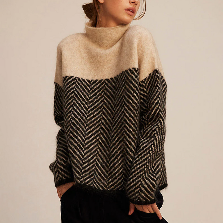 Amy Victoria | High Neck Sweater